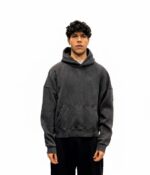 Hoodie Oversized Washed Black
