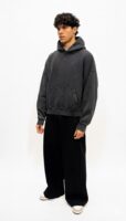 Hoodie Oversized Washed Black
