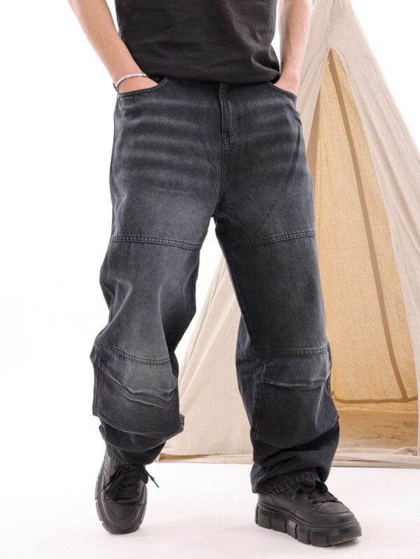 BALLON DENIM IN WASHED BLACK