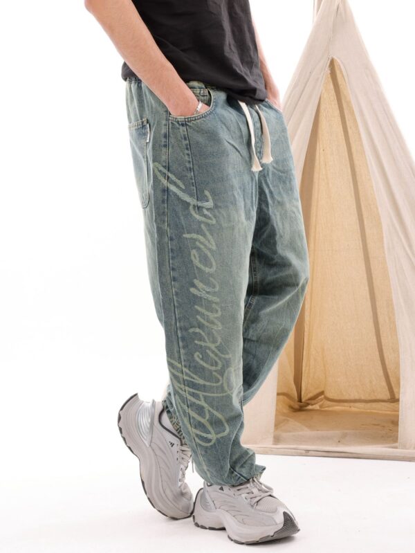 BALLON DENIM GREEN ICE WASHED