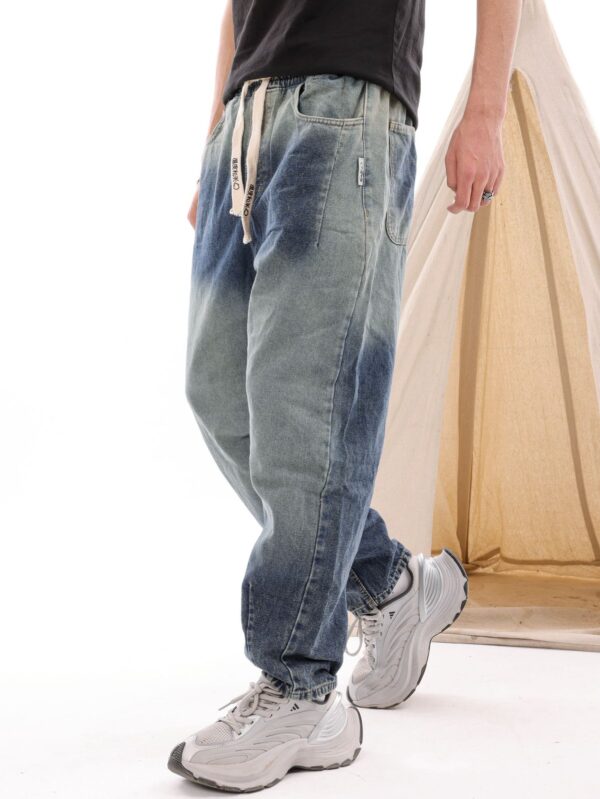 BALLON DENIM GREEN ICE WASHED